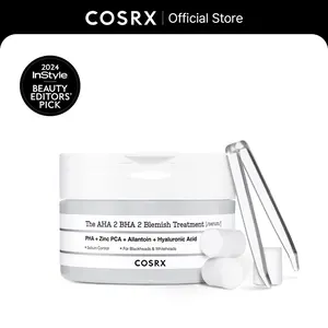 [COSRX Official] The AHA 2 BHA 2 Blemish Treatment Serum (30 cotton balls) | CONVENIENT & HYGIENIC SPOT TREATMENT, BLACKHEADS & PORE REMOVAL