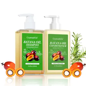 Gypsophila Batana Oil Hair Care Set - Shampoo & Conditioner Duo with Rosemary Extract for All Hair Types Repair Hydrate Smooth Daily Haircare Gentle 300ml Each Moisture Moisturizing