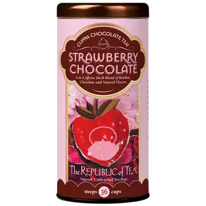 The Republic of Tea-Strawberry Chocolate Low Caffeine Herb Tea, 36 Tea Bags