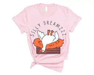 Silly Dreamzzz T-Shirt, Funny Goose Meme Design Graphic Tee, Cute and Quirky Sleep Lover Shirt, Perfect Gift for Fans of Sleep and Fun Goose Memes