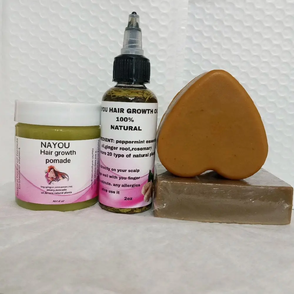 2-Piece Personal Care Bundle - 1 Oil-and-Pomade Combo, 1 Soap Pack
