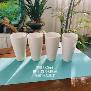 A465. 4pcs White Ceramic Bowl Set, Microwave Safe Porcelain Bowls for Kitchen