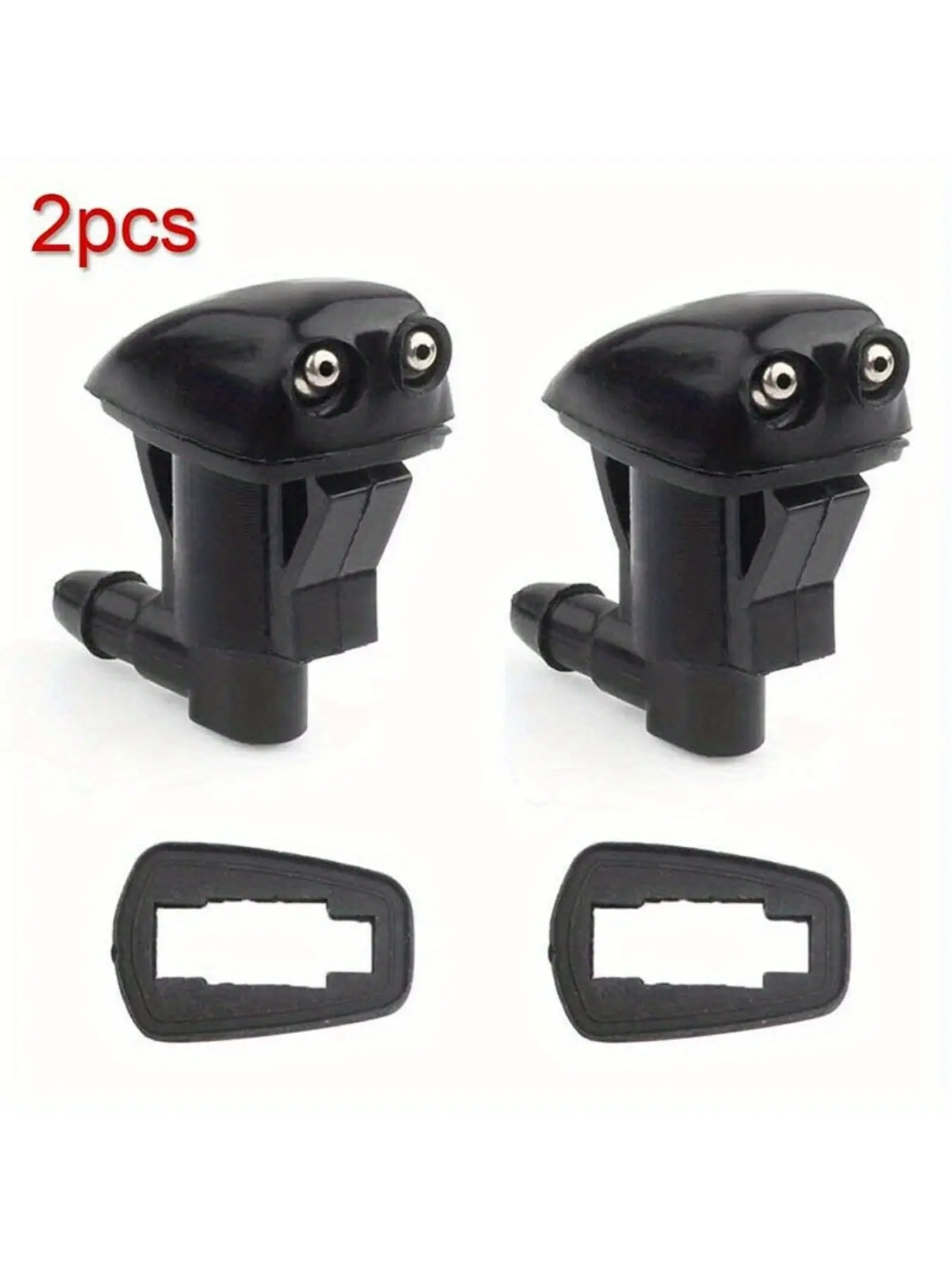 Car Windshield Water Spray Nozzle High Flow Nozzle Universal Models One Pair One Car Wash Jet Car Wash Accessory
