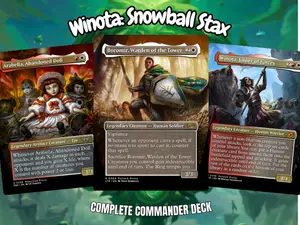Winota Stax EDH Deck – Full 100 Cards Proxy + Tokens