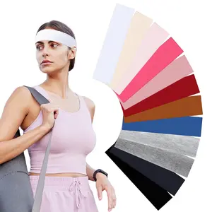 12 PCS Headbands for Women, Non Slip Sports Headband Elastic Soft Running Fashion Headband Absorb Sweat Headbands for Working Out Travel Yoga Makeup Resflyar