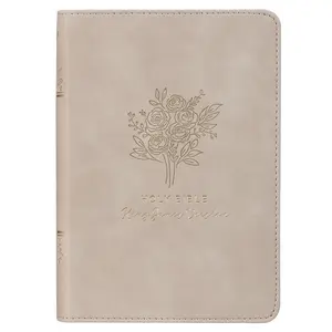 KJV Bible Compact Faux Leather Taupe -- Christian Art Gifts - Bible