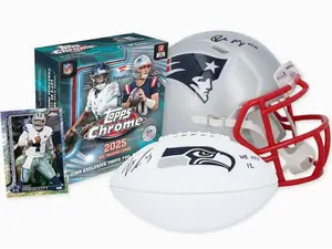 2025 NFL Topps Chrome Football Fanatics Exclusive Mega