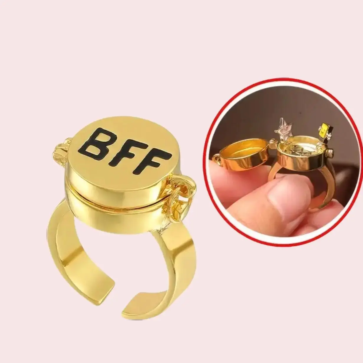 Spongebob BFF Ring - Adjustable Spongebob BFF Ring - Adjustable