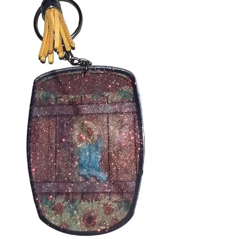 3" Antique Barrel Keychains, Several Designs Available