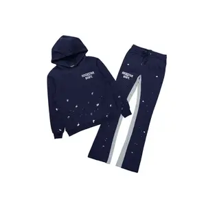 Raffer Navy Hoodie Baggy Fit Pant Track Set