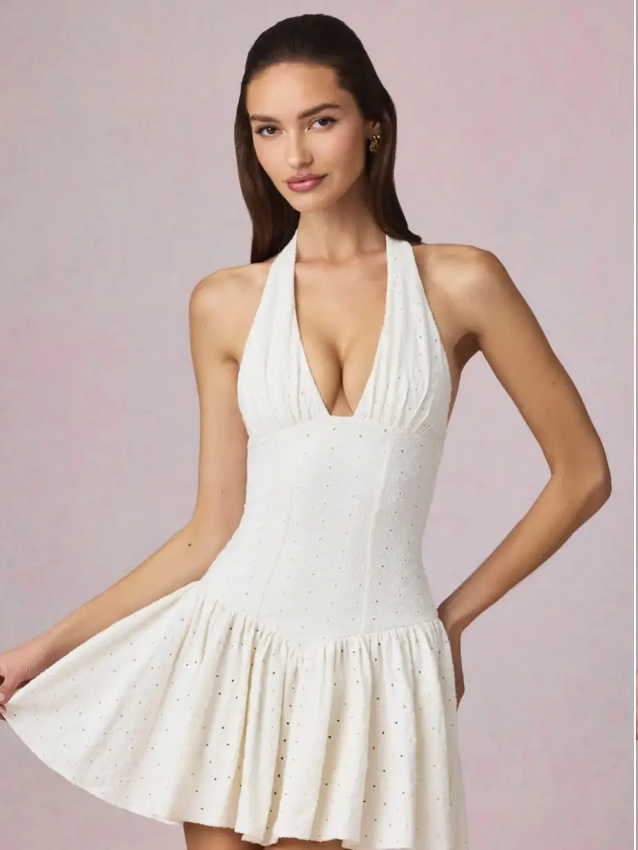 Halterneck Mini Dress