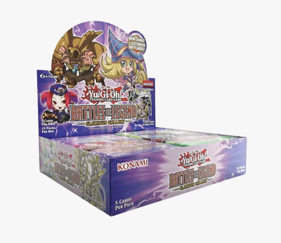 Yu-Gi-Oh! Battles of Legend - Glorious Gallery Booster Box 1st Edition Yu-Gi-Oh! Battles of Legend - Glorious Gallery Booster Box 1st Edition