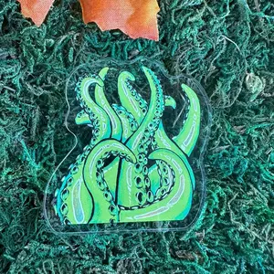 Tentacles Acrylic Pin