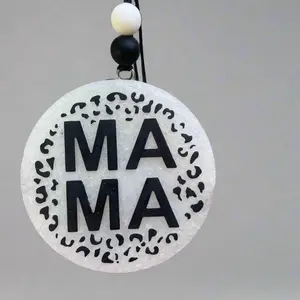 Cheetah Print Mama Car Freshener - Customize - Choose Your Scent