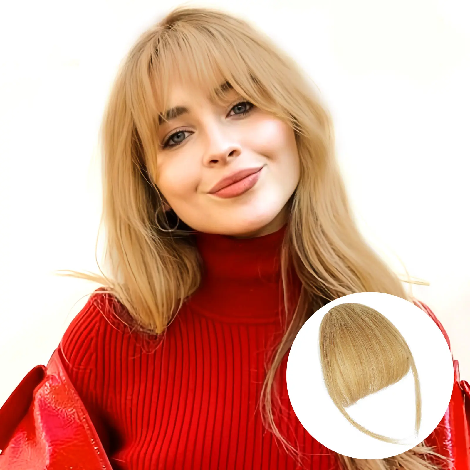 Clip-In Blonde Bangs That Instantly Transform Your Look  No Commitment, All Style
