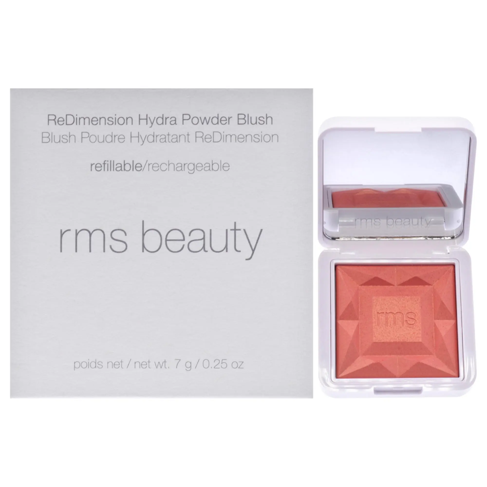 Women's RMS Beauty ReDimension Hydra Powder Blush - Mai Tai, 0.25 oz Refillable Makeup Blush