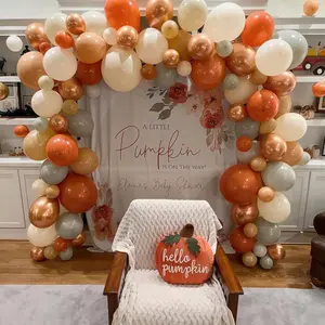 122-Piece Fall Balloon Garland Kit Thanksgiving Baby Shower Party Decorations