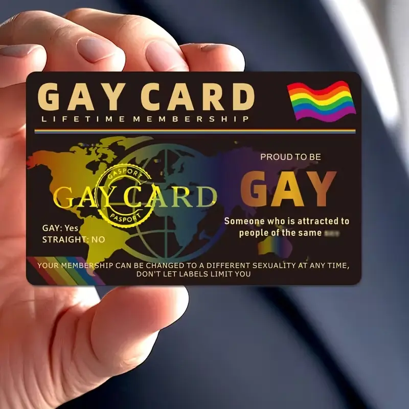 10pcs Lifetime Pride Membership Cards, Fun Party Cards, Rainbow Heart Design, Glossy Finish, Perfect Gift for Lgbtq Community, Allies, Events, Party Favors