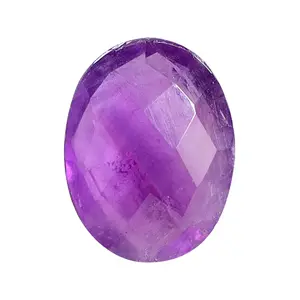 Amethyst Fancy Cut Oval Stone 11mm x 16mm
