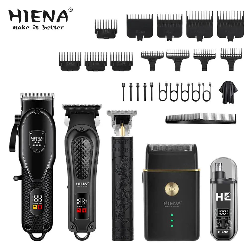 Men's Haircut Set, Men's Grooming Kit, Electric Shaver and Beard Trimmer, Cordless Hair Clipper, Underarm Trimmer, Cordless Trimmers, Cordless Hair Cutting, Rechargeable USB, Digital Display, Father's Day Birthday Gift