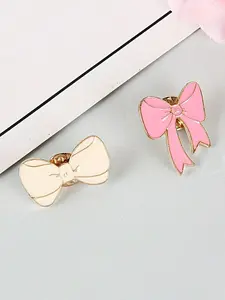 Cute Bowknot Design Brooch, Fashionable Bow Tie Design Brooch for Women & Girls, Trendy All-match & Exquisite Brooch for Birthday Gift