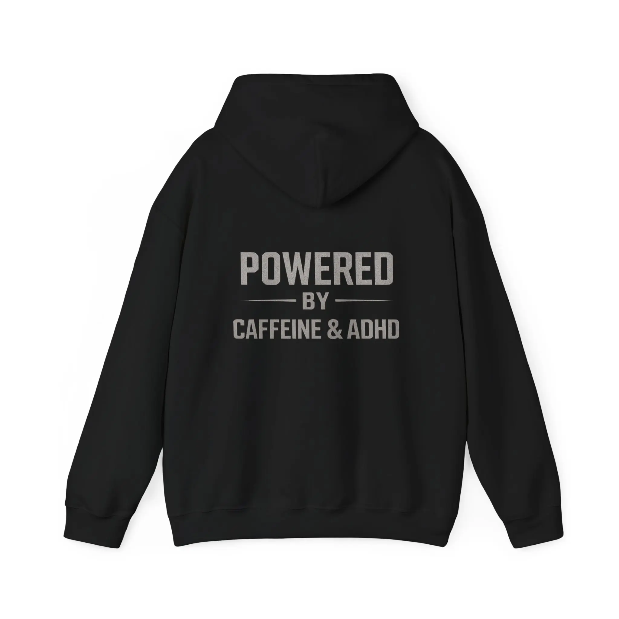 Powered by Caffeine & ADHD Pullover Hoodie