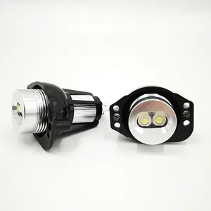 1 Pair Angel Eyes Halo Rings For BMW E60 E61 E63 E64 E70 X5 E71 X6 E82 E87 E89 Z4 E90 E91 M3 Canbus Error Free LED Angel Eyes Marker Lights Bulbs