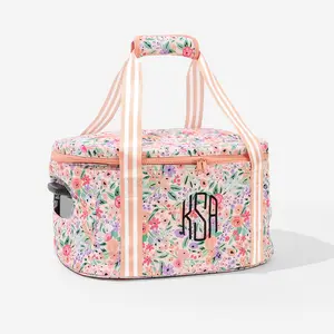 Marleylilly ML Monogrammed Slow Cooker Carrier Durable Insulated Tote with Velcro Handle Perfect for Gifts & Kitchen Utensils
