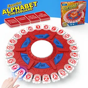 New 24-button fun, fast-paced letter game in Spanish alphabet version, perfect for Halloween and Christmas party opportunities, interactive board game, crazy letter puzzle game