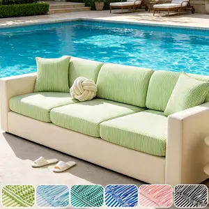 Summer Ice Silk Sofa Couch Cover, Breathable & Comfortable, Pet-Friendly, Indoor/outdoor Use, Multiple Sizes Available