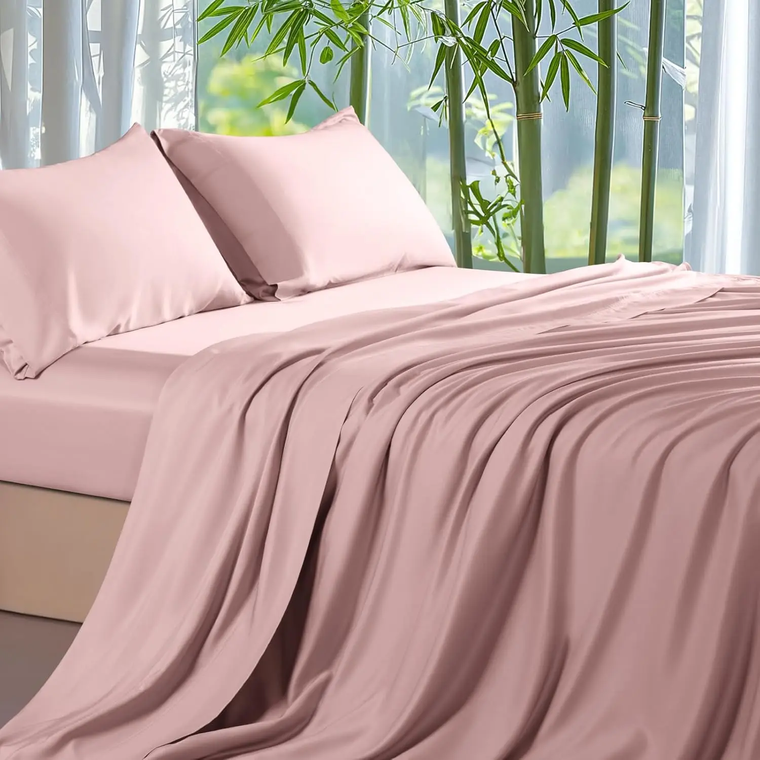 100% Bamboo- Light Pink