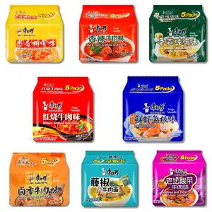 Master Kong-KSF Instant Noodles Assorted Flavors 5pk (Braised Beef/Spicy Beef/Seafood/Mushroom & Chicken/Scallion Pork/Green Pepper Beef)