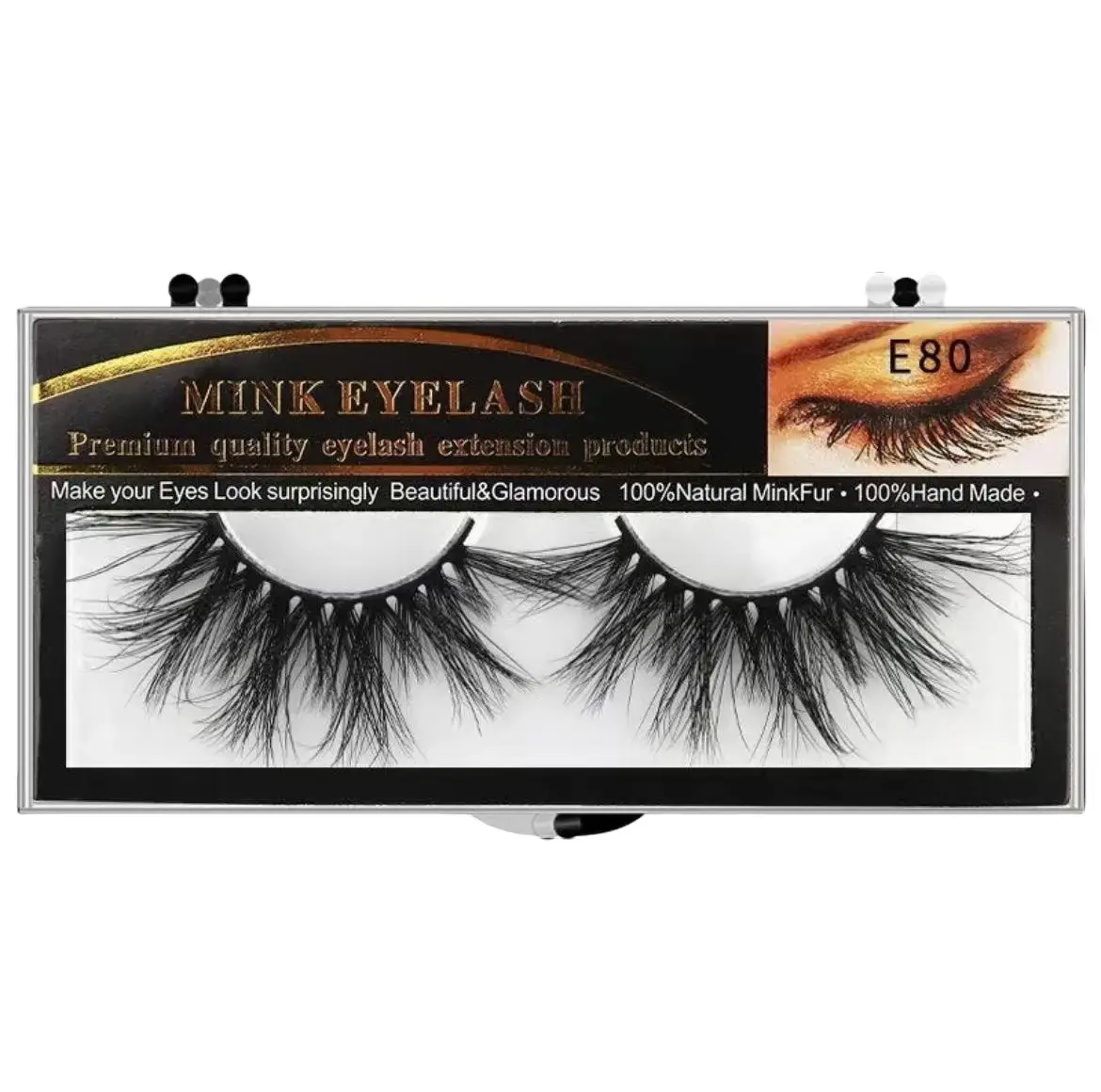 Megeen Hair Gift False Eyelashes For Women Natural Look Fluffy Wispy Lashes