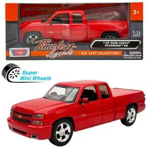 Motormax 1:24 2006 Chevy Silverado Intimidator SS Red
