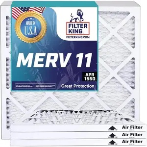 Filter King 23.25x29.25x1 Air Filter | 12-PACK | MERV 11 HVAC Pleated A/C Furnace Filters | MADE IN USA | Actual Size: 23.25 x 29.25 x .75"