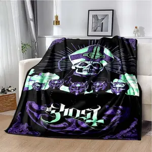 Graphics Baby Blanket Ghost Band Soft Home Bedroom Bed Sofa Picnic Travel Office Cover Decor Comfortable Throw Blankets Kids