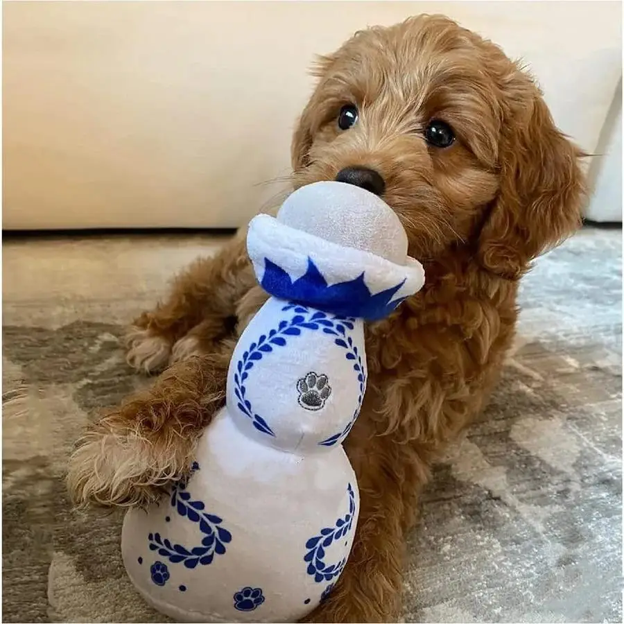 Ins Style Cute Dog Plush Toy, Pet Chew Interactive Toy, Hidden Food Toy, Puppy Dog & Cat Accessories, Pet Products, Pet Supplies, Funny Gift, Poodle P