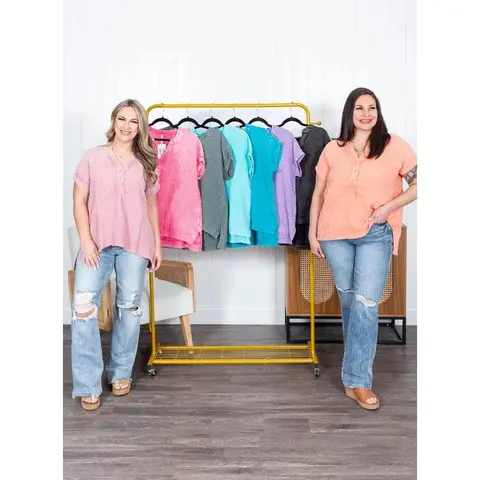 Women's Cotton Oversized Blouse Top - Casual Style, 44" Roomy Bust Fit, Button Design, 1x/2x 2x/3x L/XL Sizes, Versatile Daily Wear Shirt for Denim Pairing
