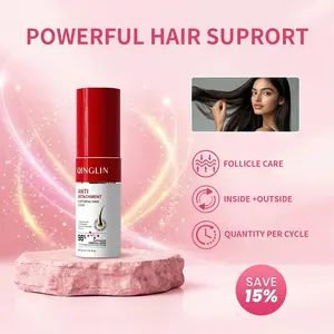 【Strengthens Roots】QINGLIN Anti-Hair Loss Serum - Hair Growth Treatment for Thinning Hair, Scalp Care Essence to Reduce Shedding, Men & Women