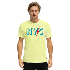 GOV BALL 2024 UNISEX CREW TEE - NEON YELLOW