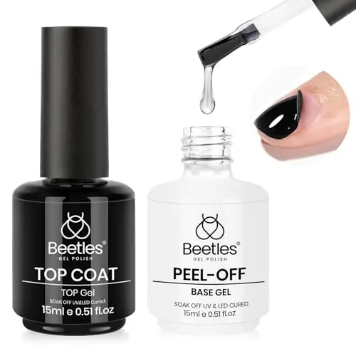 15ml Peel off Base Gel + Top Coat
