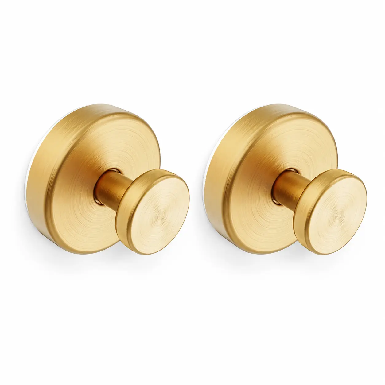 Gold Color Door Knobs - Modern Design with Smooth Finish - Set of 2 - Ideal for Contemporary Home Decor
