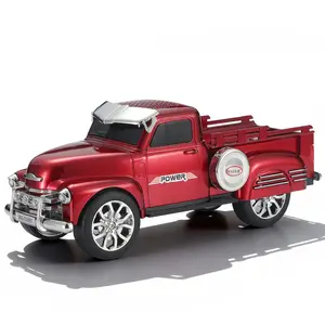 WSTER WS 558BT pickup truck shaped speaker with USB TF card AUX input FM radio TWS pairing stereo sound great choice for birthday or Valentine's Day gift