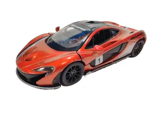 KINSMART 1:36 Scale McLaren P1 W/Printing Die-Cast Metal & Plastic Model Car 5 Inches Long with Pull-Back Action and Openable Doors Officially Licensed