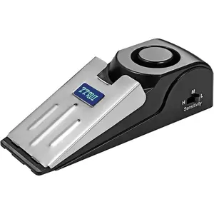 Portable Door Stopper with Alarm - Home Security Door Lock ZZRUI Upgraded Door Stopper