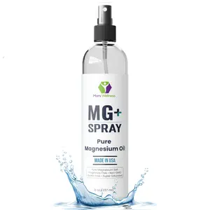 Mars Wellness MG+ Pure Magnesium Oil Spray - 8 Ounce High Quality Topical Magnesium Spray for Relaxing and Rejuvenating Muscles, Made in USA - Magnesium Spay