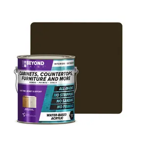 Beyond Paint All-In-One Mocha Refinishing Paint for Cabinets, Countertops, Furniture and more