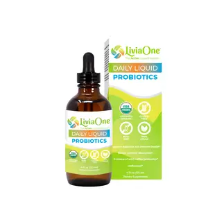 LiviaOne Daily Liquid Probiotics - USDA Certified Organic Probiotics - Plant Based Probiotics