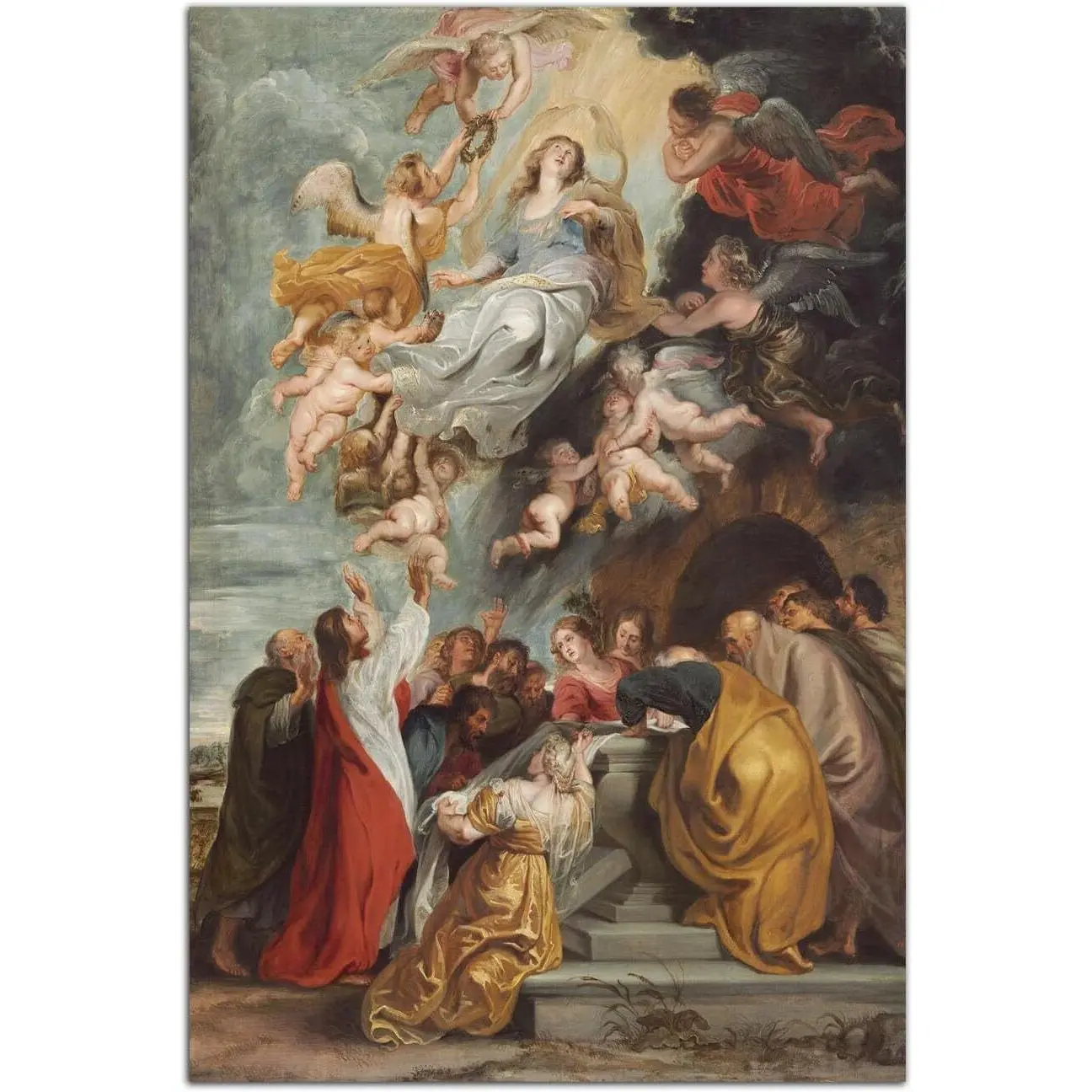 Trendy Poster-Ancient Greek Mythology Poster Renaissance Oil Painting Canvas Poster Wall Art Decor Colorful Room Gifts Decoration Ornaments Artistic Photo