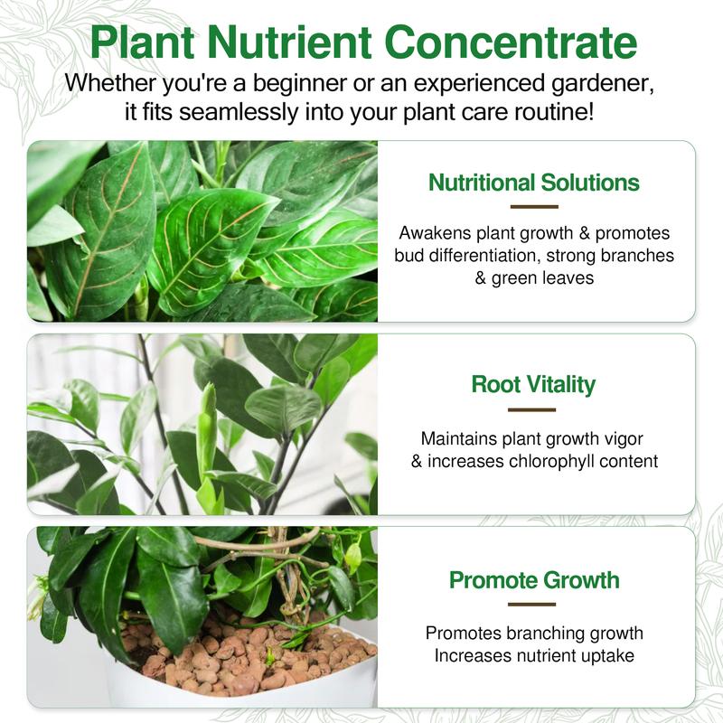 16 fl oz All-Purpose Liquid Plant Fertilizer - Makes 50 Gallons, for Indoor Houseplants, All-Natural, Groundwater Safe